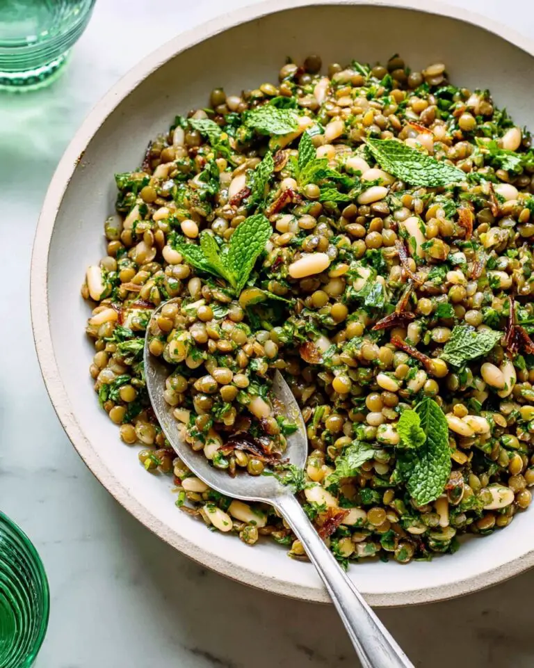 Lentil Salad with Fresh Herbs, Lemon, and Toasted Nuts Recipe