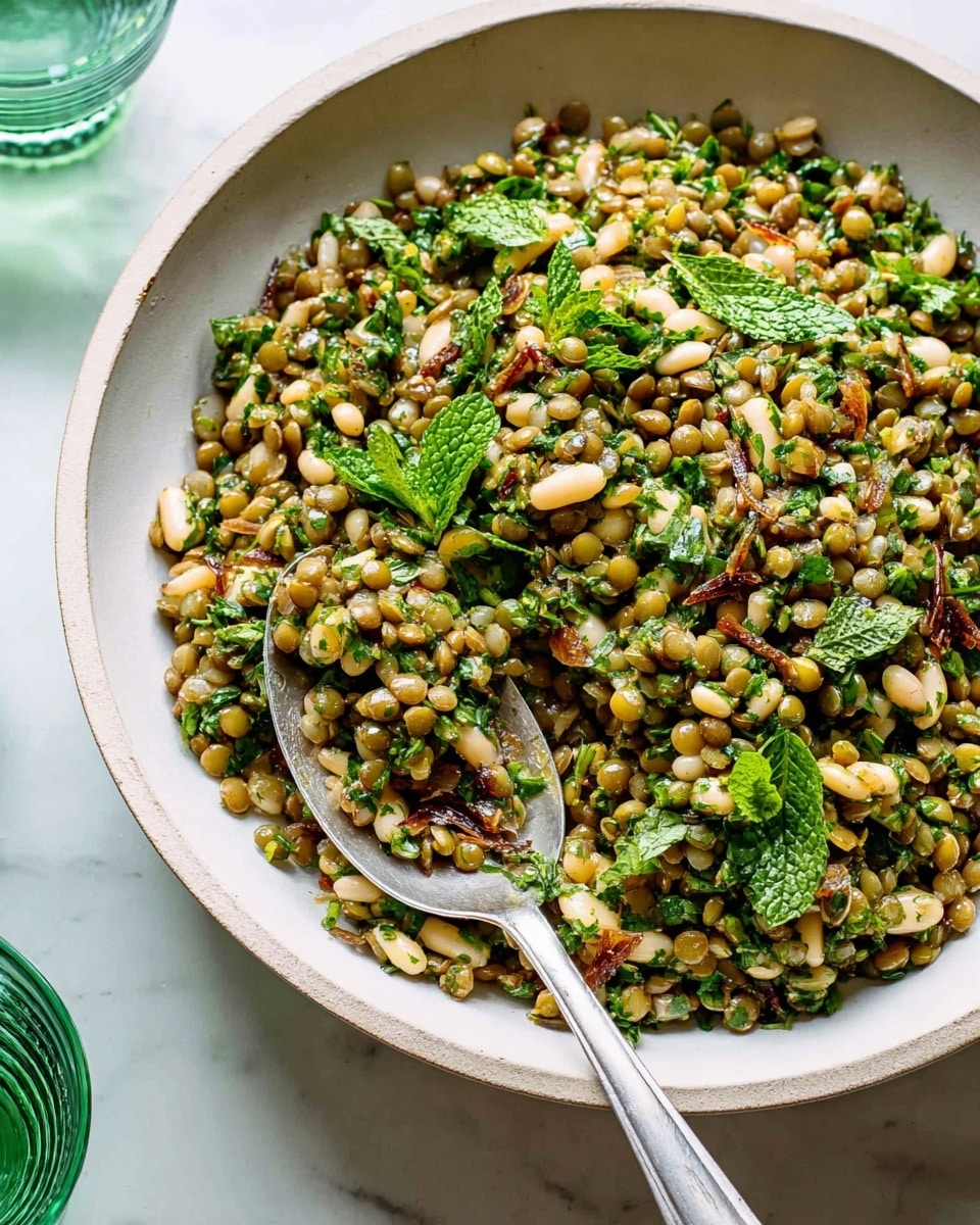 Lentil Salad with Fresh Herbs, Lemon, and Toasted Nuts Recipe