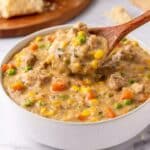 Ground Beef and Dumplings Stew Recipe