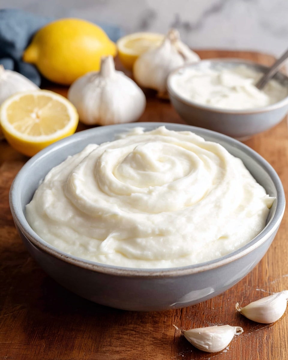 Immersion Blender Toum (Lebanese Garlic Sauce) Recipe