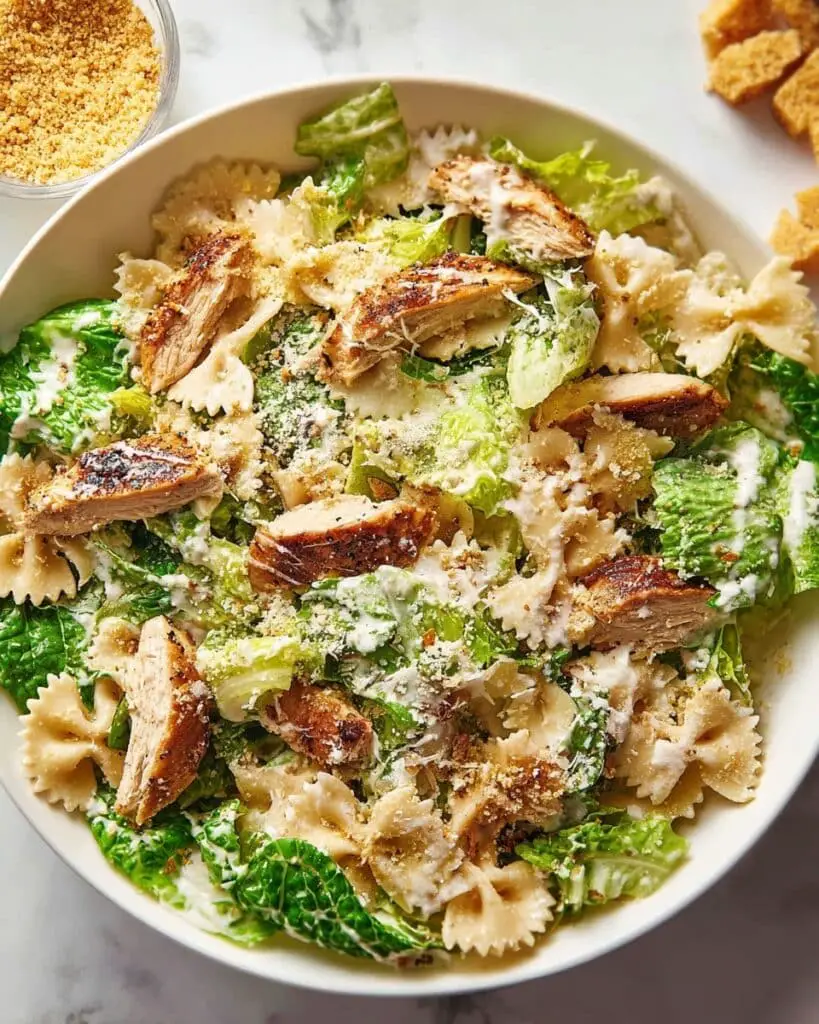 Chicken Caesar Pasta Salad Recipe