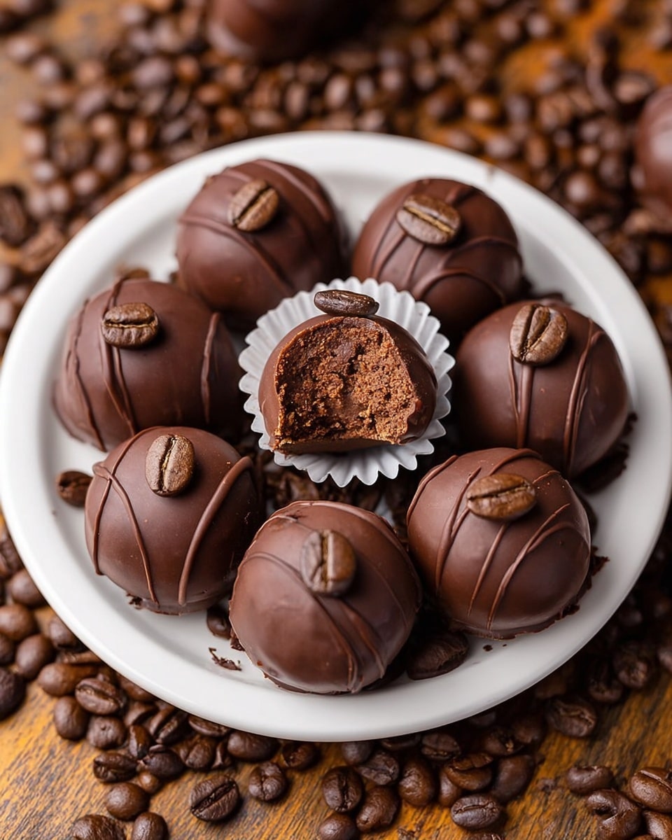 5-Ingredient Espresso Chocolate Truffles Recipe