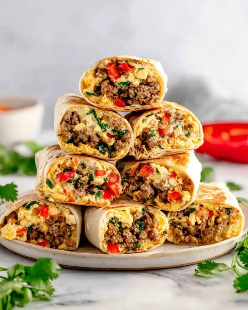 High Protein Breakfast Burrito Recipe
