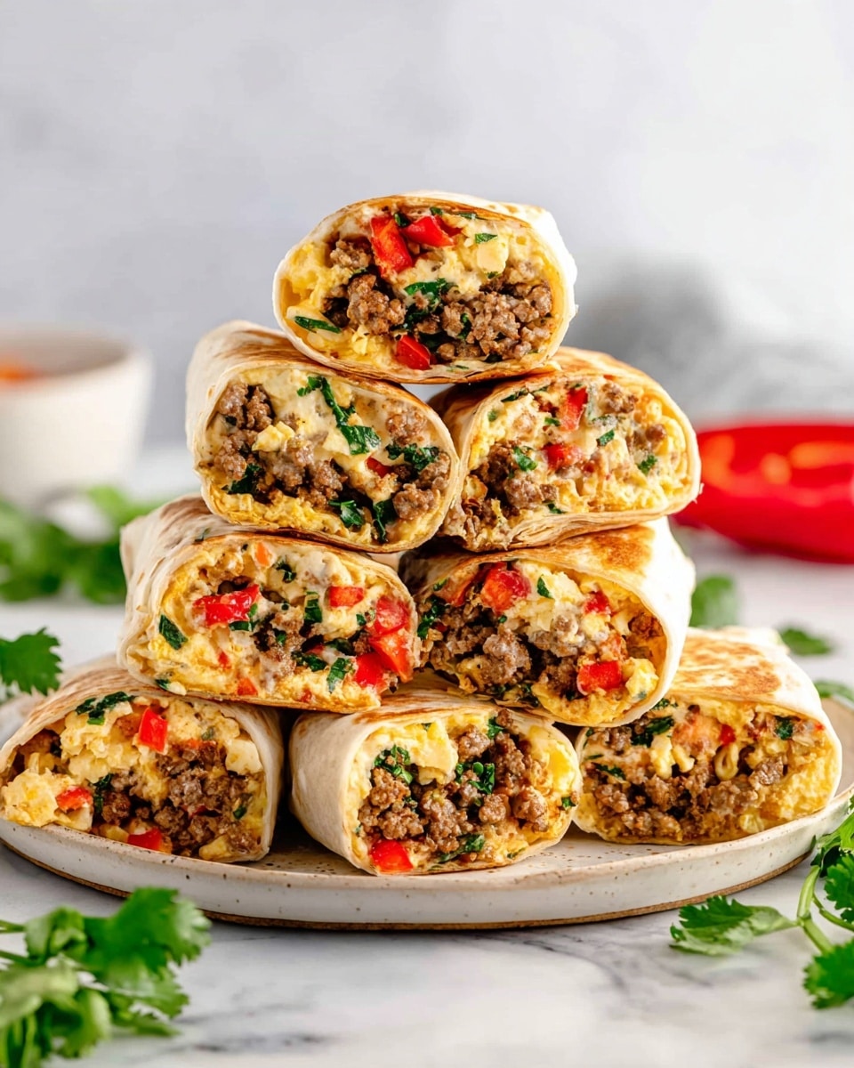 High Protein Breakfast Burrito Recipe