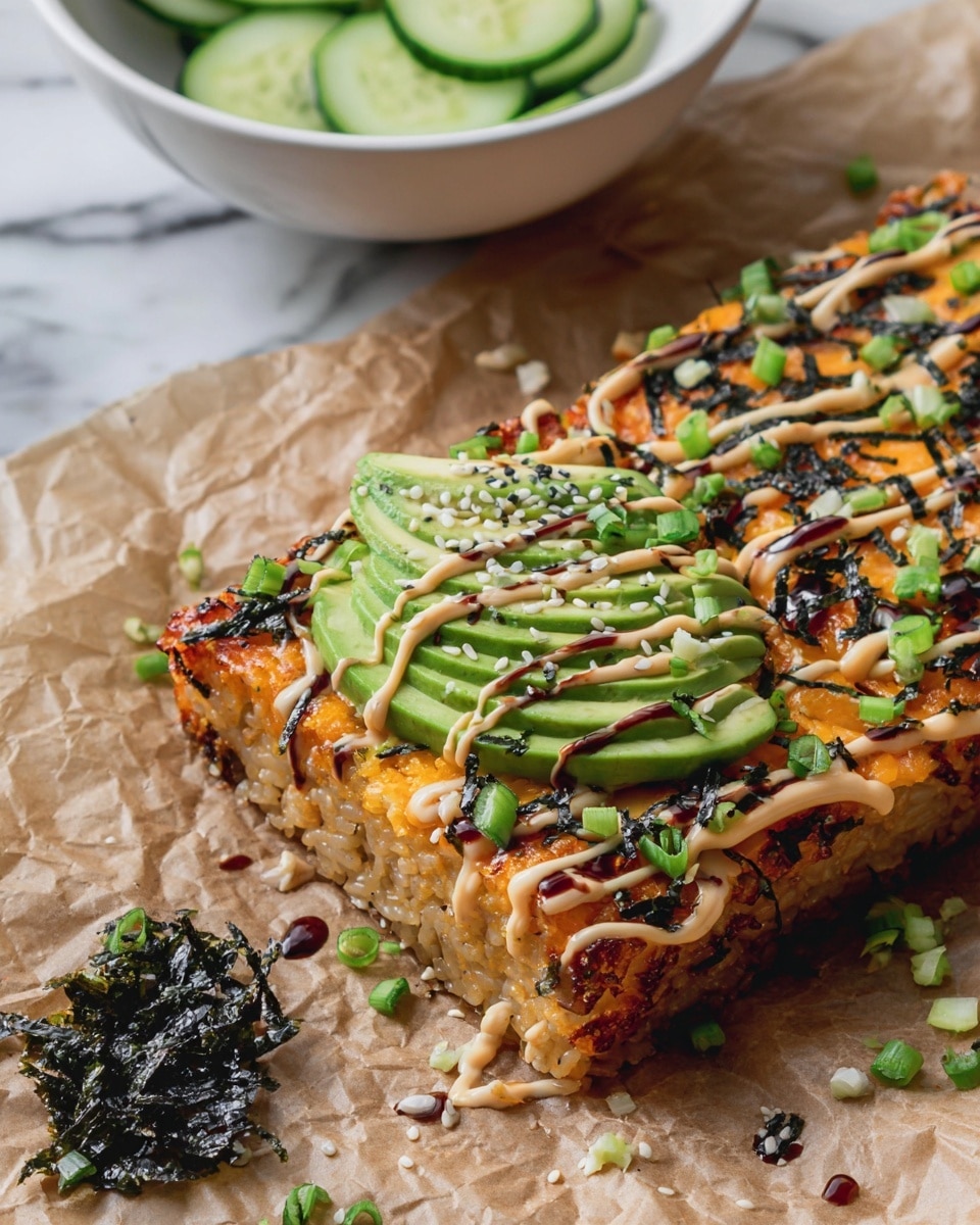 Spicy Salmon Sushi Bake Recipe