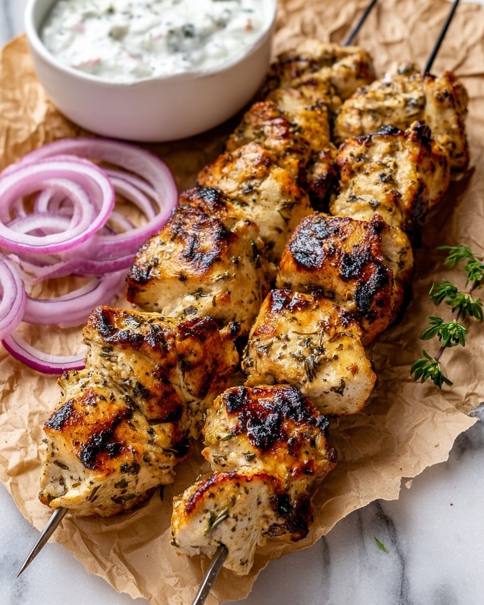 Greek Chicken Souvlaki Recipe