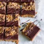 Chocolate Peanut Butter Oat Bars Recipe