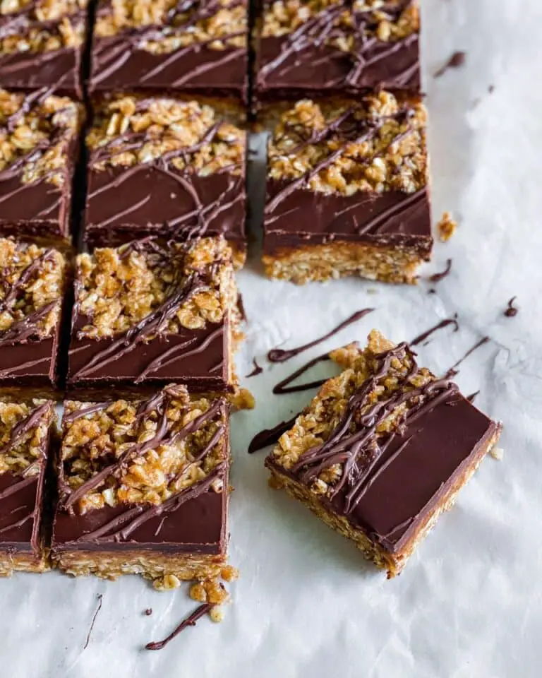 Chocolate Peanut Butter Oat Bars Recipe