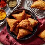 Baked Samosas with Crispy Golden Exterior Recipe