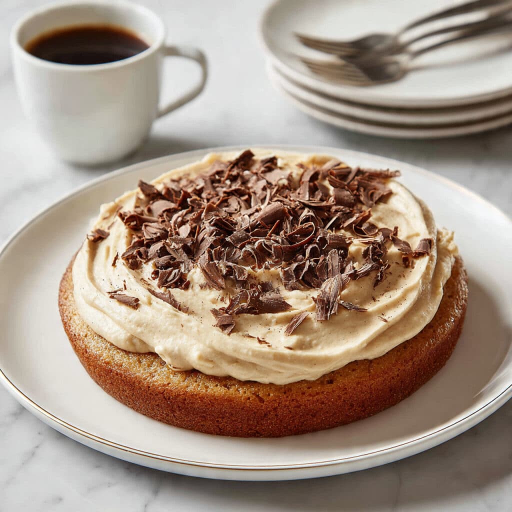 Easy Gluten-Free Coffee Cake with Cappuccino Frosting Recipe