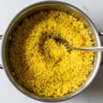 Fragrant Yellow Jasmine Rice with Indian Spices Recipe