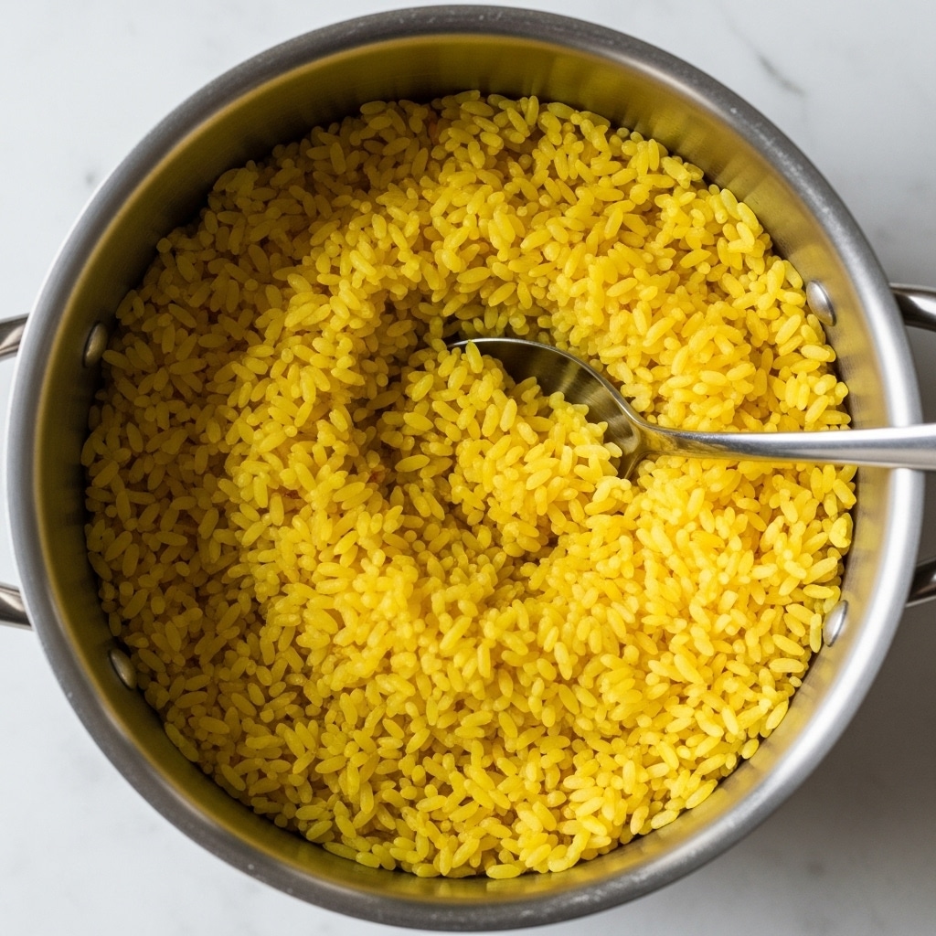 Fragrant Yellow Jasmine Rice with Indian Spices Recipe