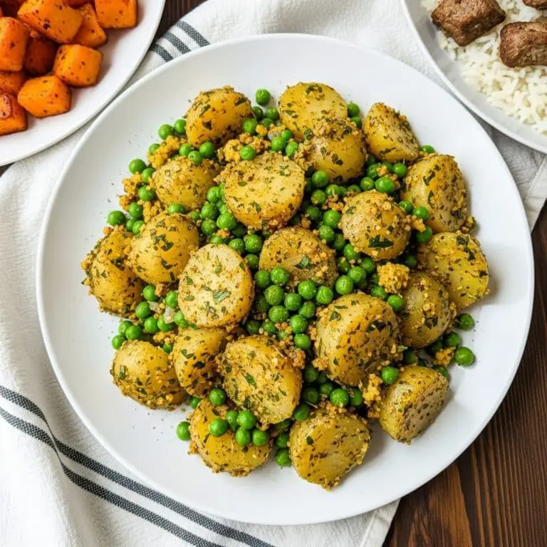 Indian Bombay Potatoes and Peas Recipe