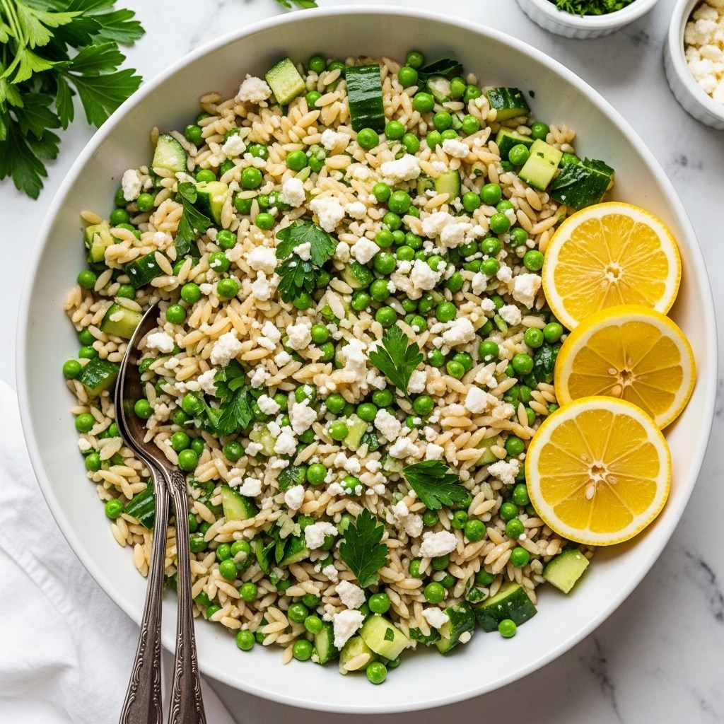 Lemon Orzo Salad Recipe
