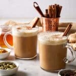 Homemade Chai Latte with Warm Spices and Almond Milk Recipe
