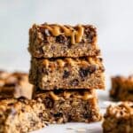 Peanut Butter Banana Chocolate Chip Oatmeal Bars Recipe