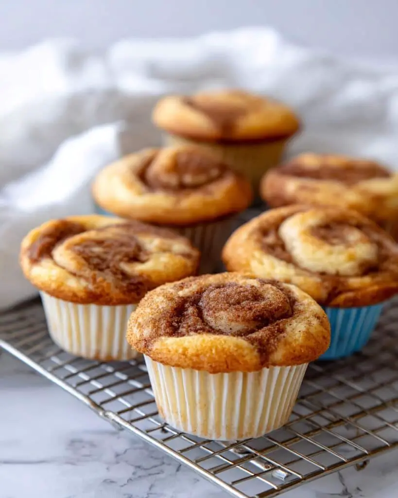 Cinnamon Protein Muffins with Cinnamon Roll Flavor Recipe