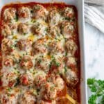 Baked Turkey Meatballs in Tomato Sauce Recipe