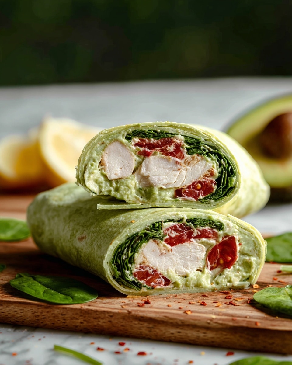 Creamy Pesto Chicken Wraps Recipe