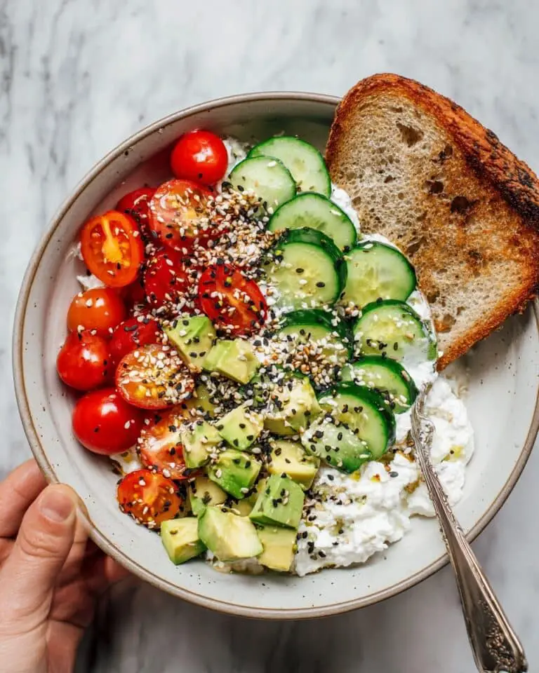 Savory Veggie and Cottage Cheese Bowl Recipe