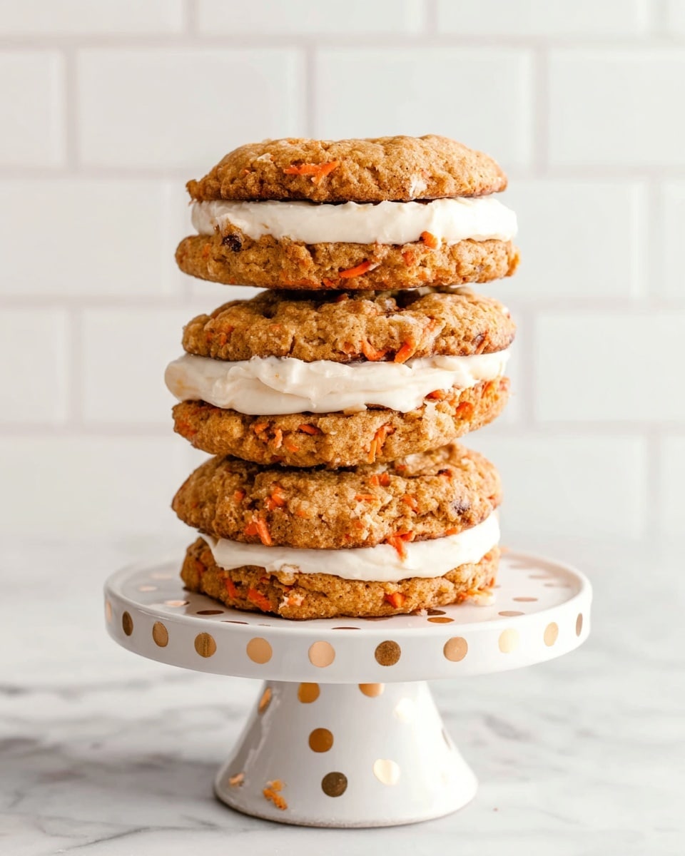 Carrot Cake Sandwich Cookies Recipe