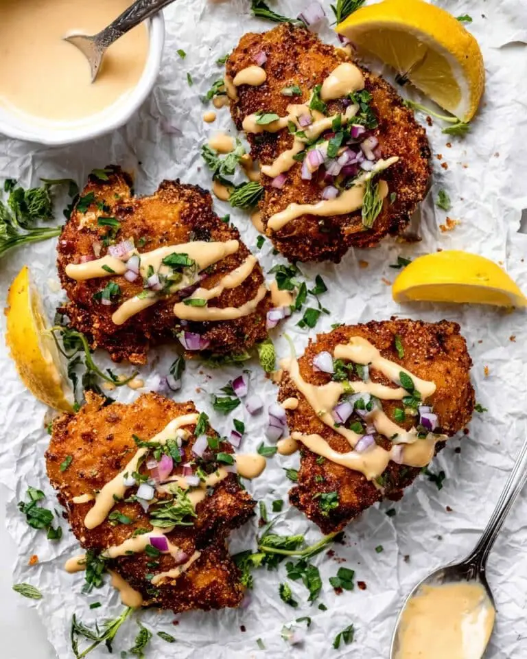 Crispy Pretzel Crusted Chicken with Cheddar-Mustard Sauce Recipe