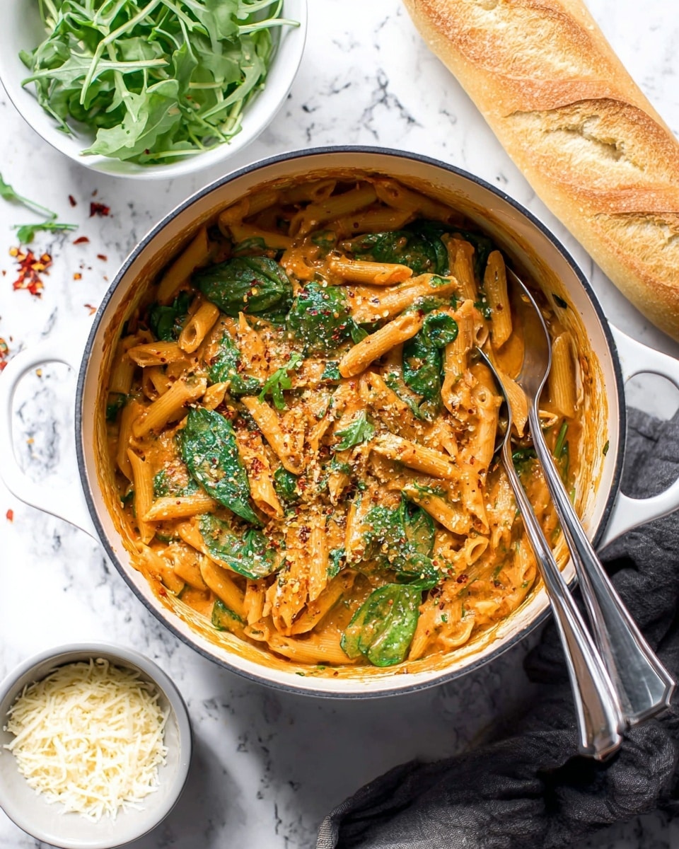 Creamy One Pot Pasta with Tomato and Mascarpone Sauce Recipe
