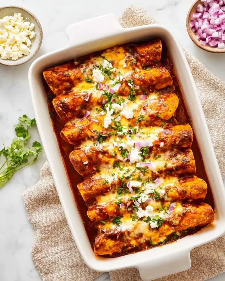 Beef Enchiladas with Homemade Red Enchilada Sauce Recipe
