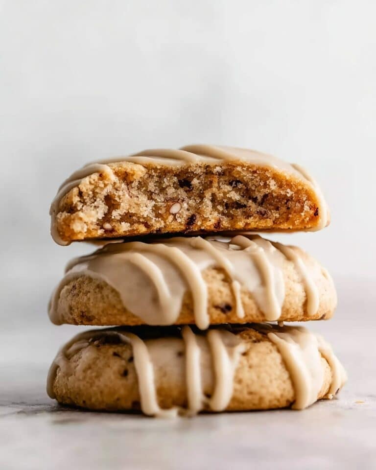 Maple Brown Sugar Cookies with Pecan Icing Recipe