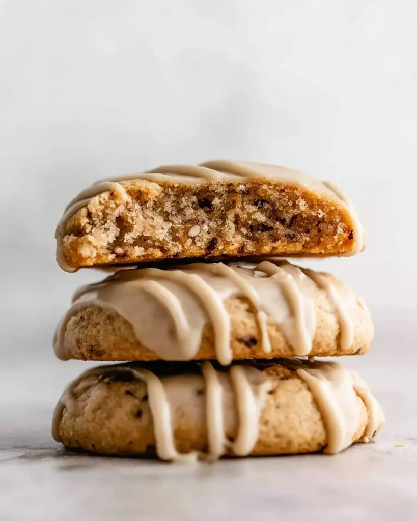 Maple Brown Sugar Cookies with Pecan Icing Recipe