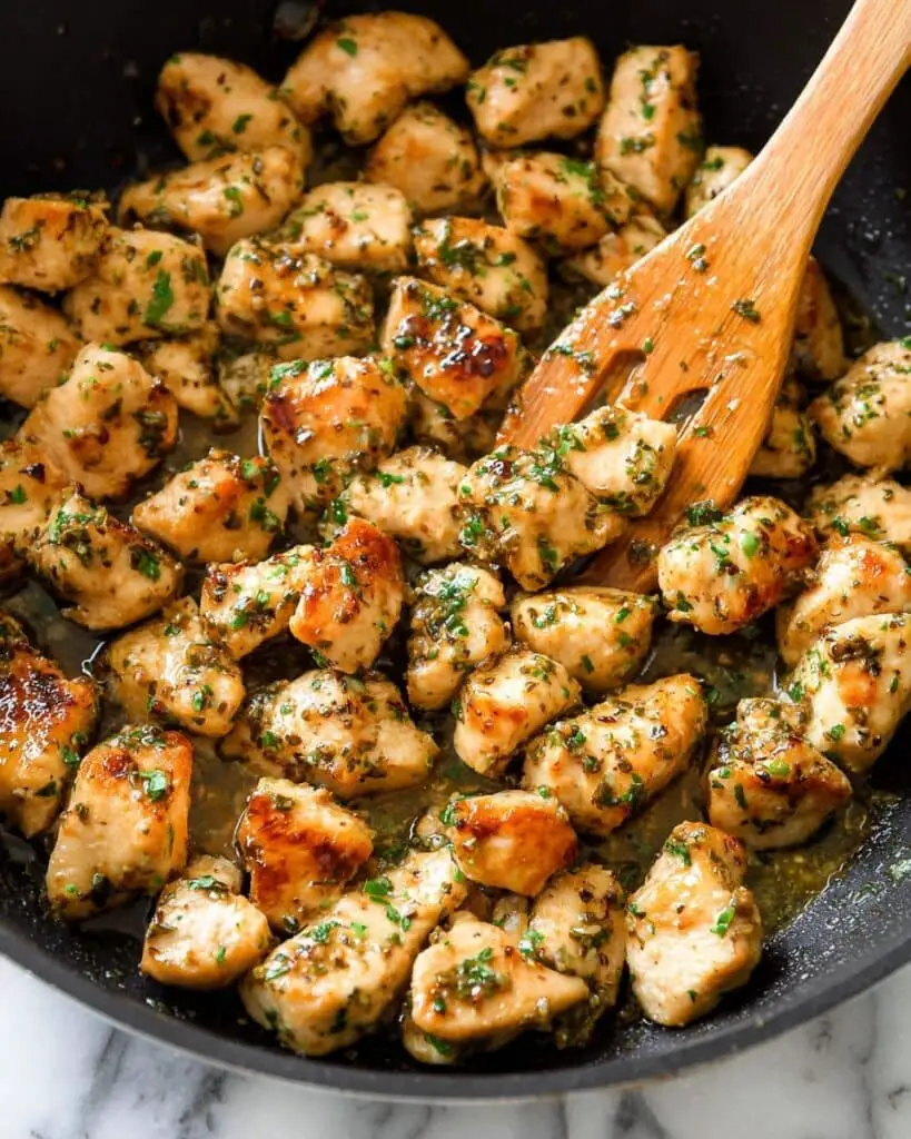 Garlic Butter Chicken Bites Recipe