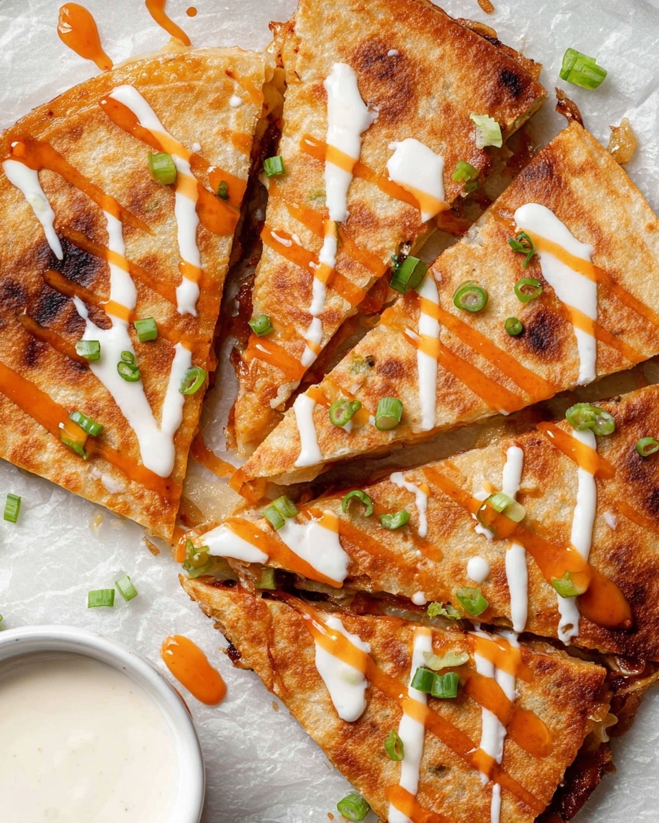 Buffalo Chicken Quesadillas Recipe
