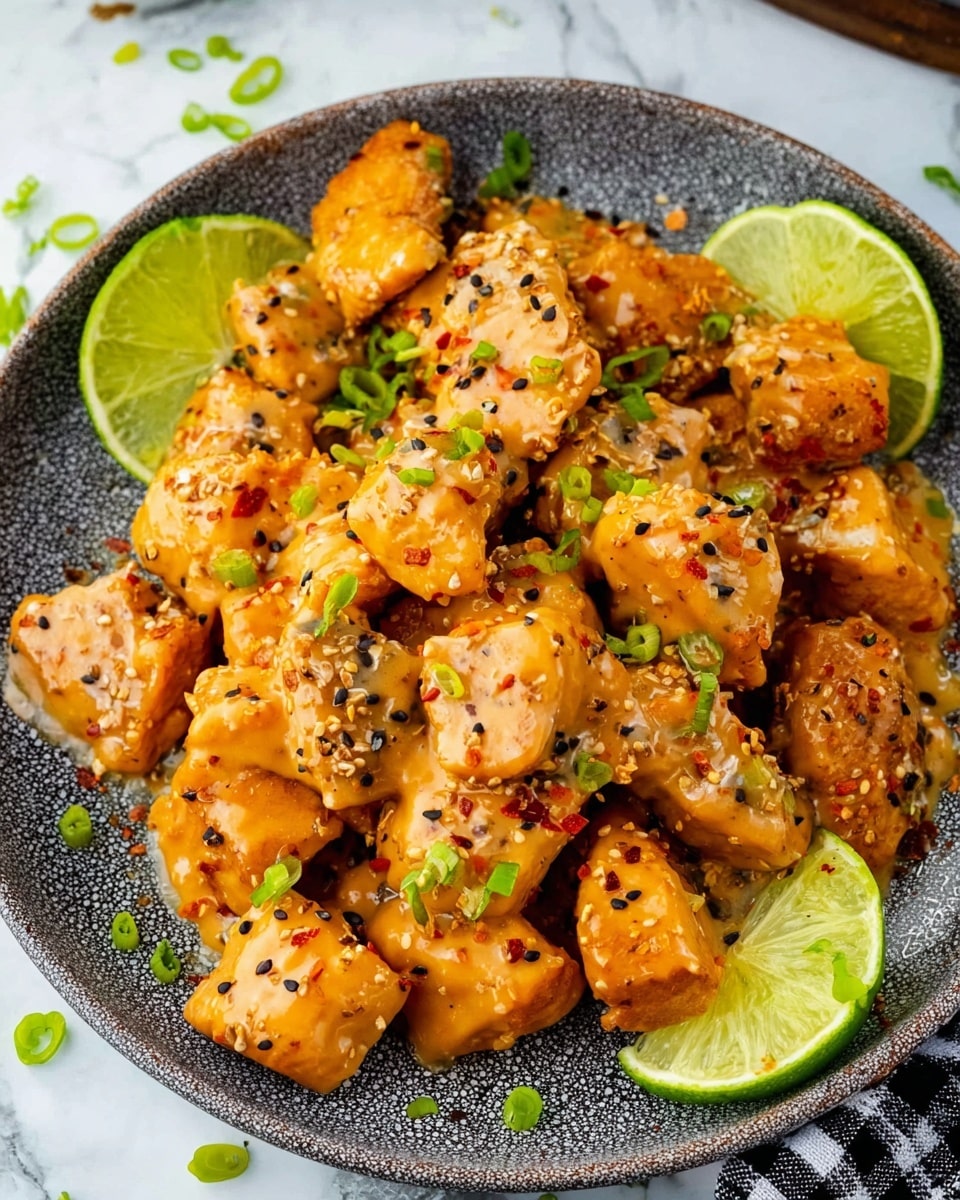 Bang Bang Salmon Bites Recipe