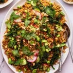 Crispy Rice Salad with Edamame, Broccoli, and Fresh Vegetables Recipe