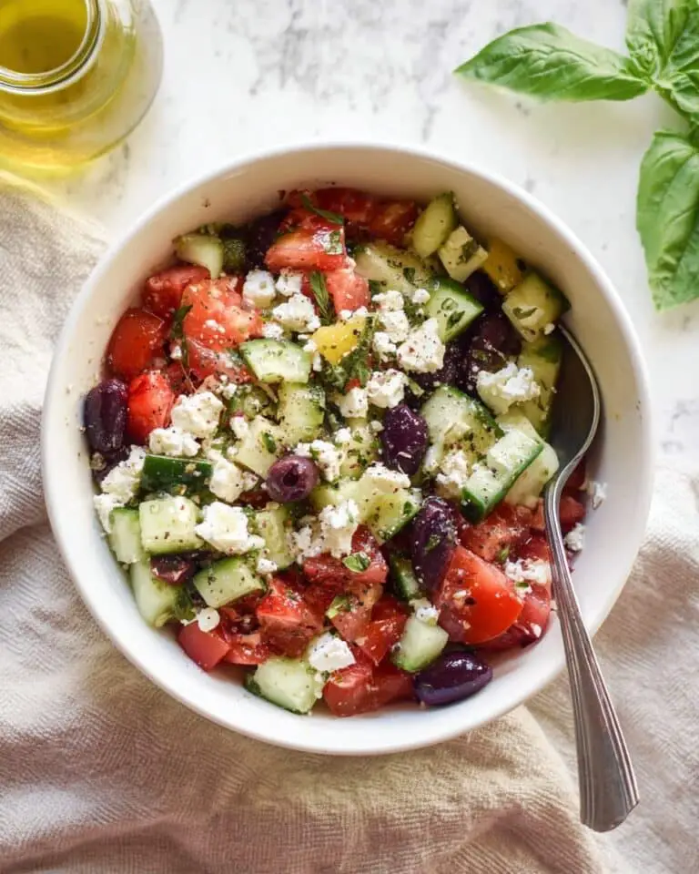 Easy Greek-Inspired Cottage Cheese Salad Recipe