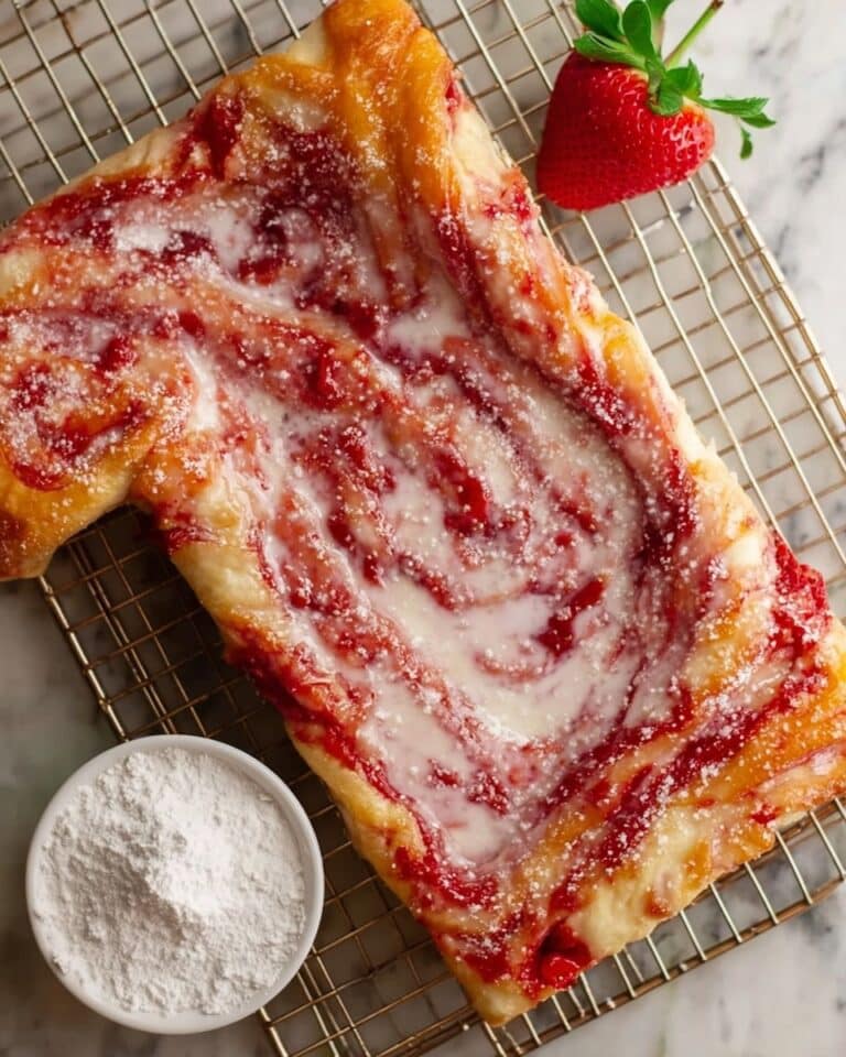 Sweet Raspberry Jam Focaccia with Raspberry Jam Glaze Recipe