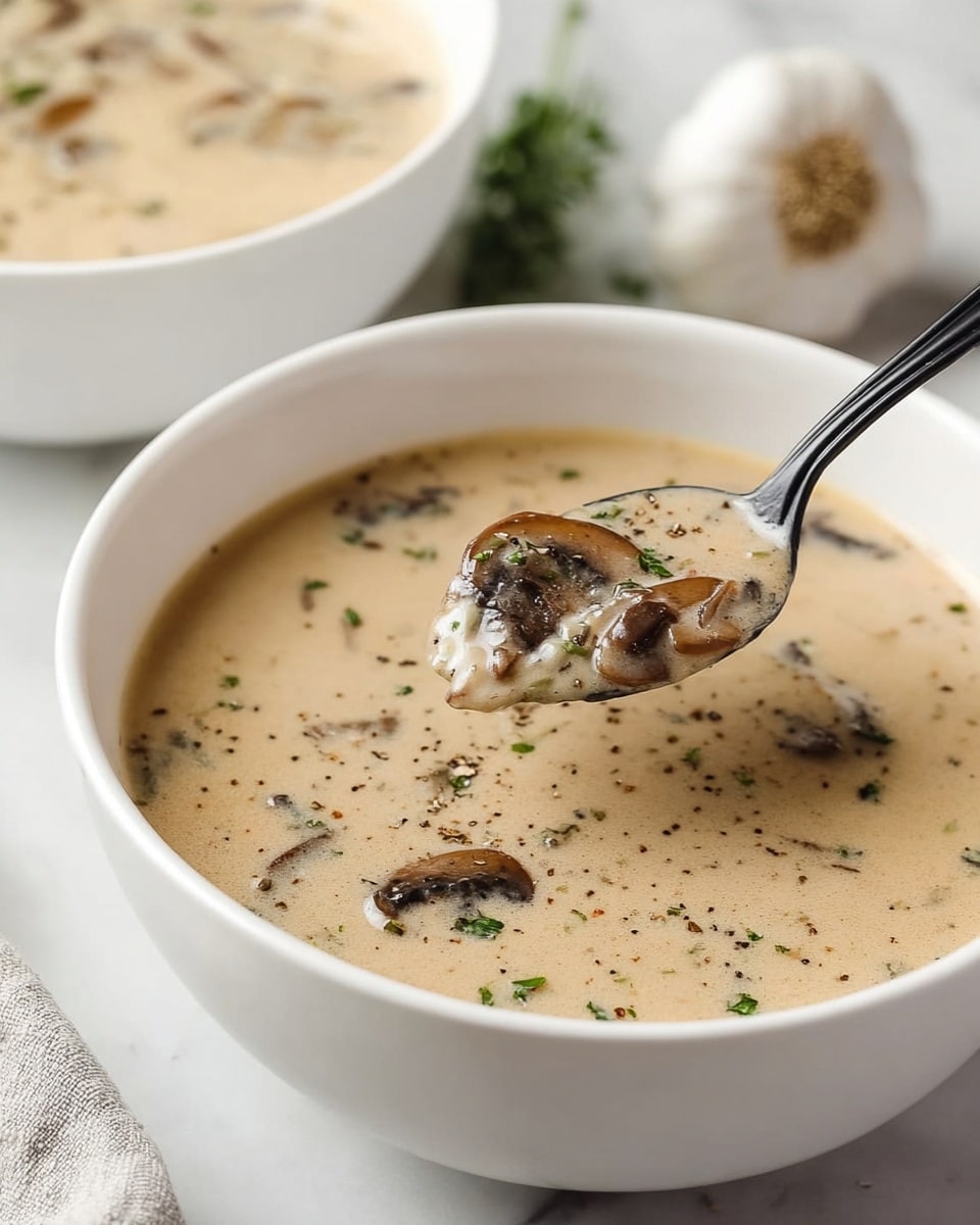Creamy Mushroom Soup Recipe