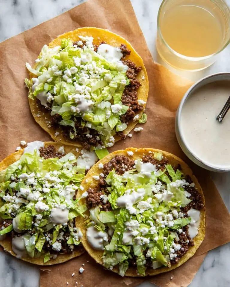 Chicken Caesar Smashed Tacos Recipe