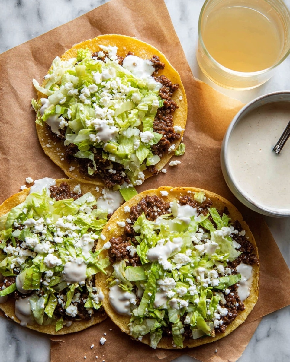 Chicken Caesar Smashed Tacos Recipe