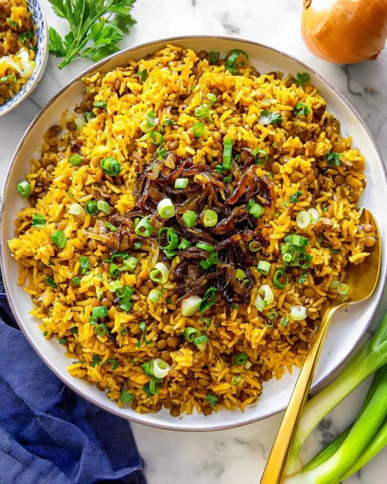 Mujadara (Lentils and Rice) Recipe