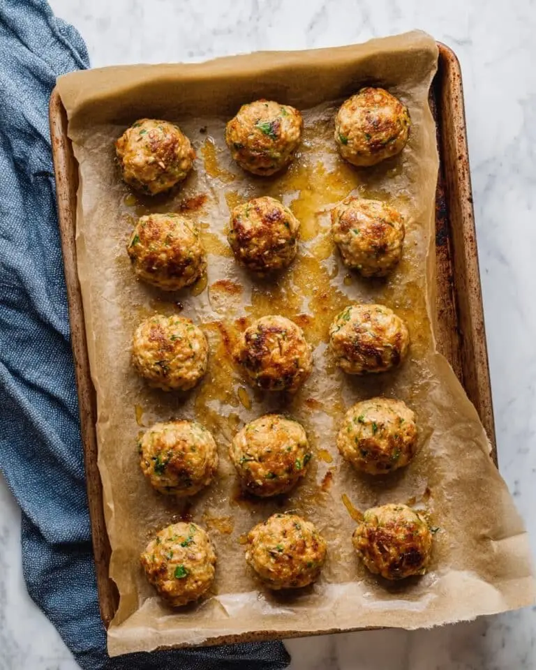 Baked Turkey Meatballs Recipe