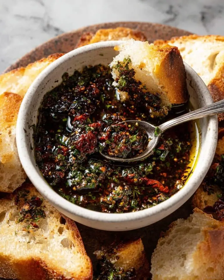 Sun-Dried Tomato Garlic Olive Oil Dip Recipe