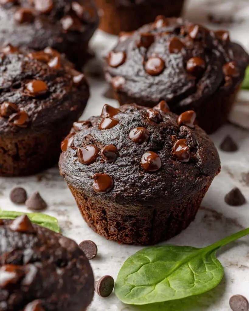 Chocolate Spinach Muffins Recipe