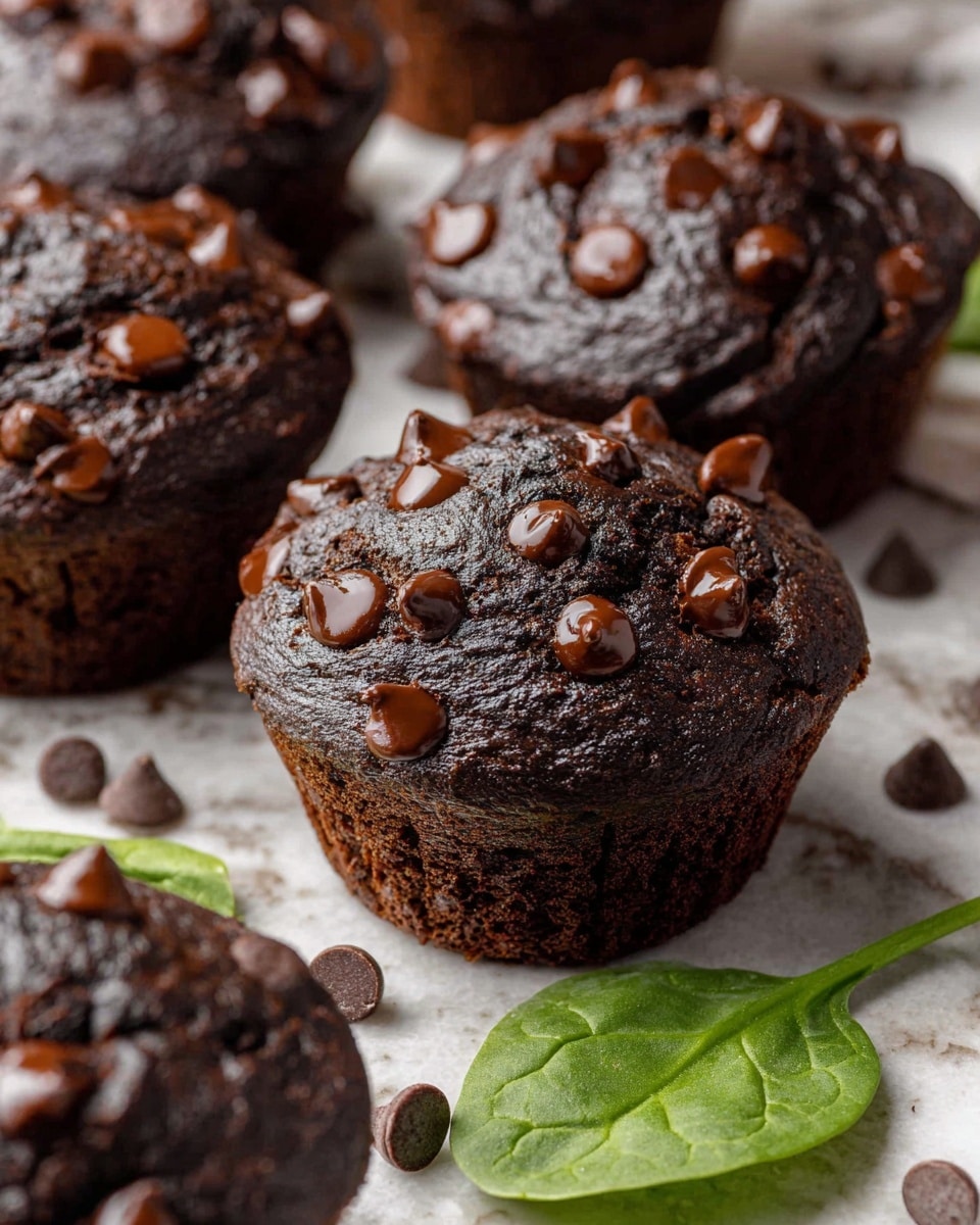 Chocolate Spinach Muffins Recipe