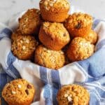 Healthy Carrot Muffins with Walnuts and Raisins Recipe