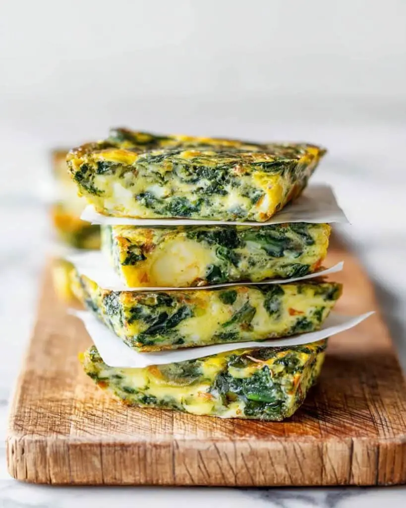 Baked Spinach Zucchini Frittata Fingers {Baby-Friendly} Recipe