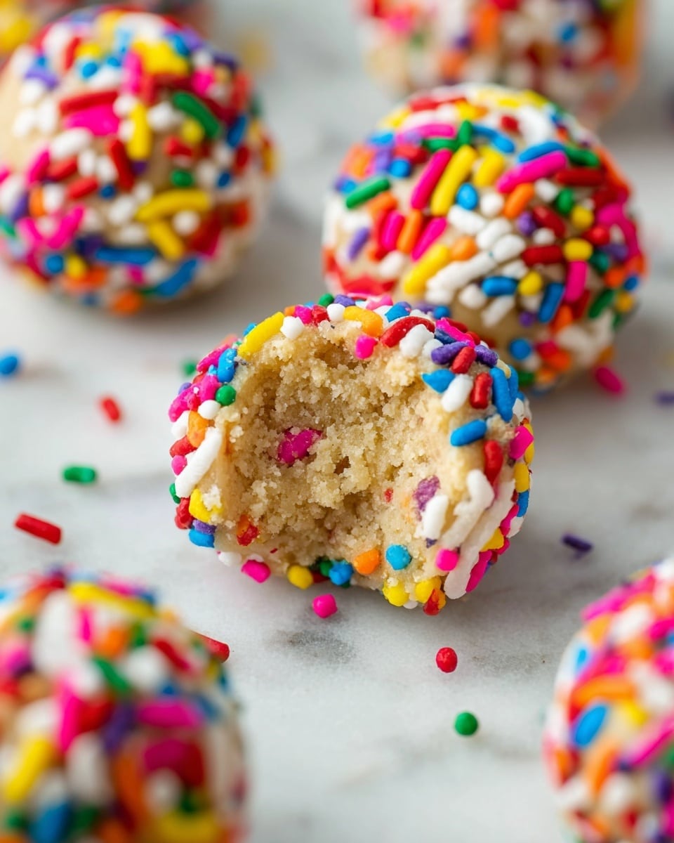 Birthday Cake Protein Balls Recipe