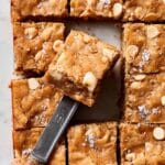 Ultimate White Chocolate Walnut Blondies Recipe