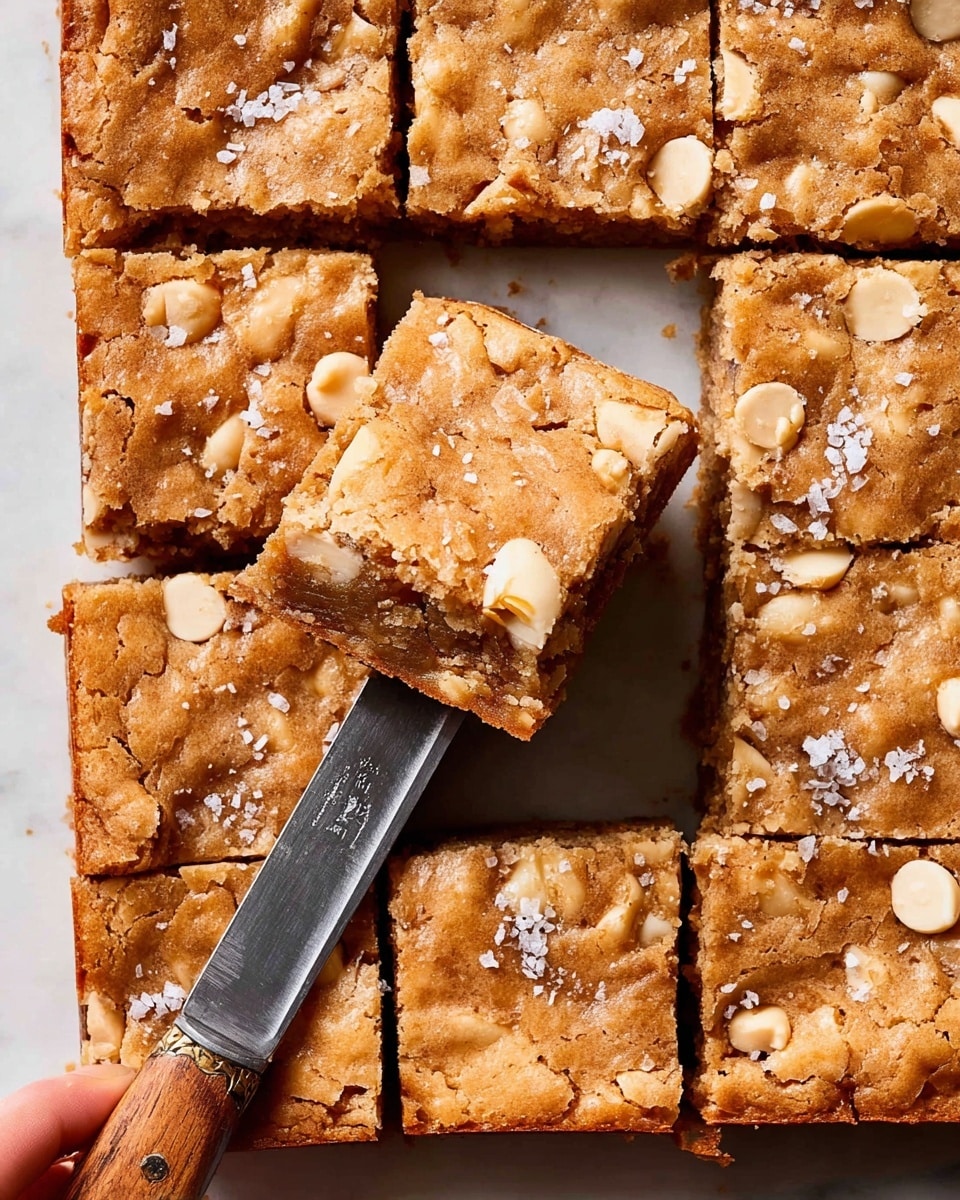 Ultimate White Chocolate Walnut Blondies Recipe