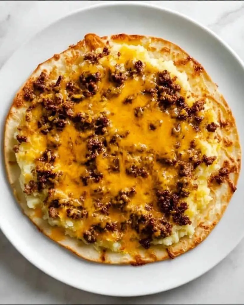 High Protein Chicken Sausage & Egg Breakfast Pizza Recipe